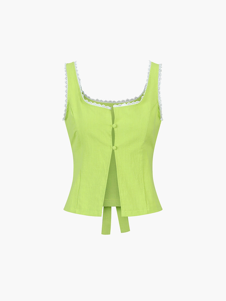 Tied Back Fly Away Top