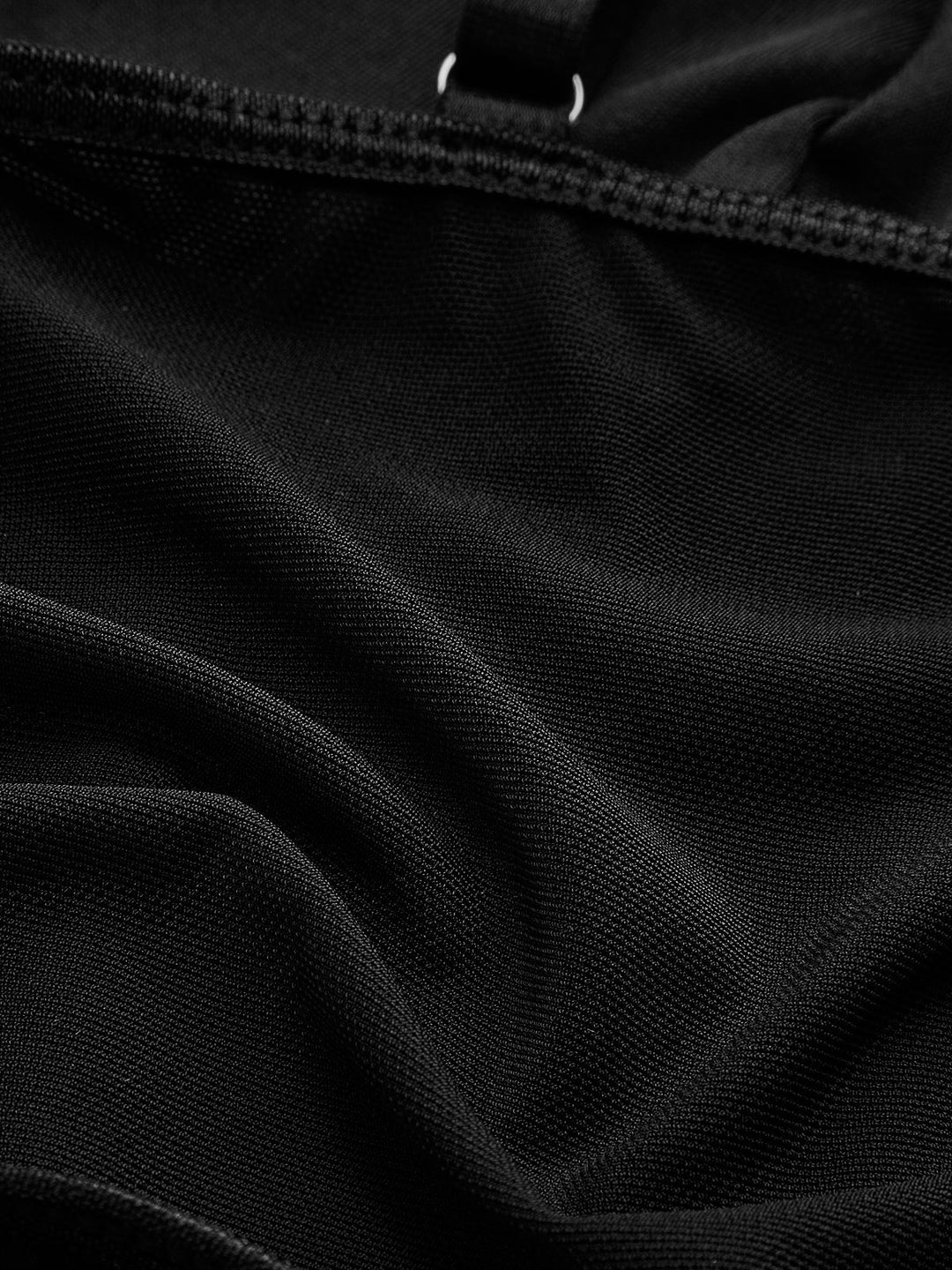 Semi-Sheer Mesh Polka Dot Corset Top