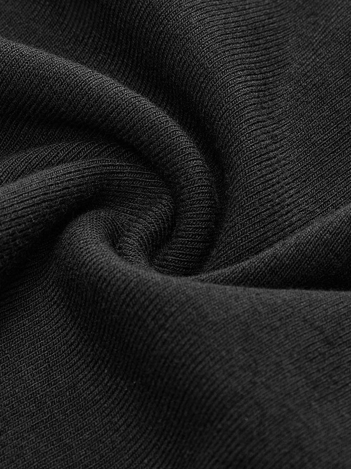 Semi-Sheer V-Neck Mesh Panel Top