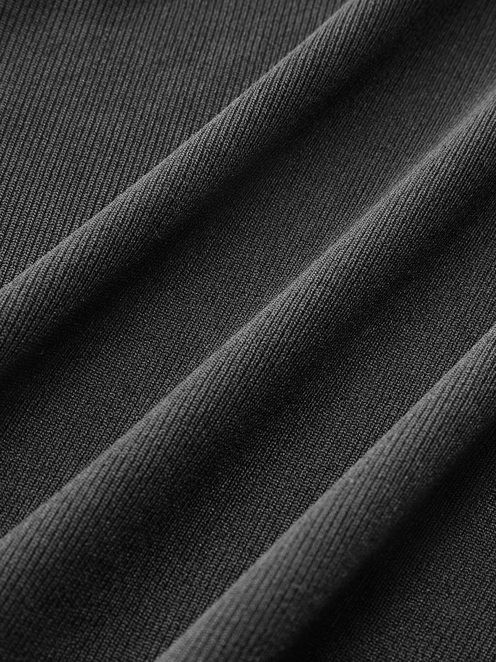 Sheer Mesh Combination Long Sleeve Top