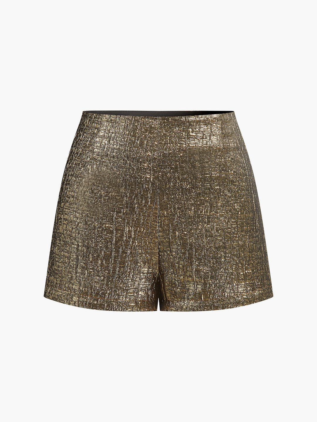 Mid-Waist Purl Shorts