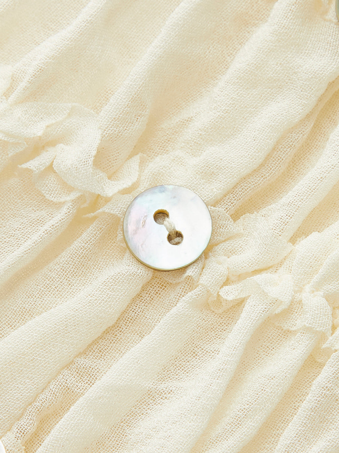 Ruffled Crop Top Skirt Set