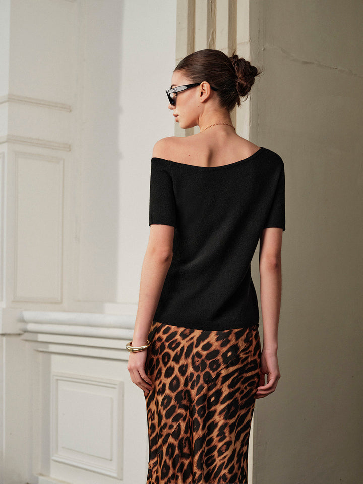 Off-Shoulder Short Sleeve Top