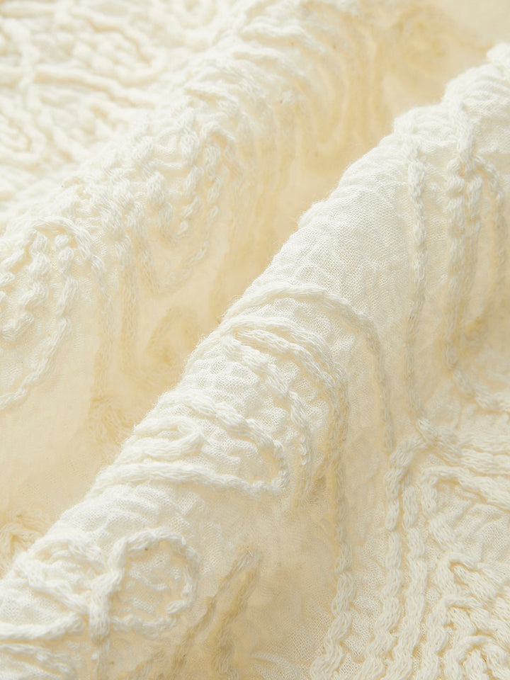 Semi-Sheer Crochet Lace Floral Detail Tank Top