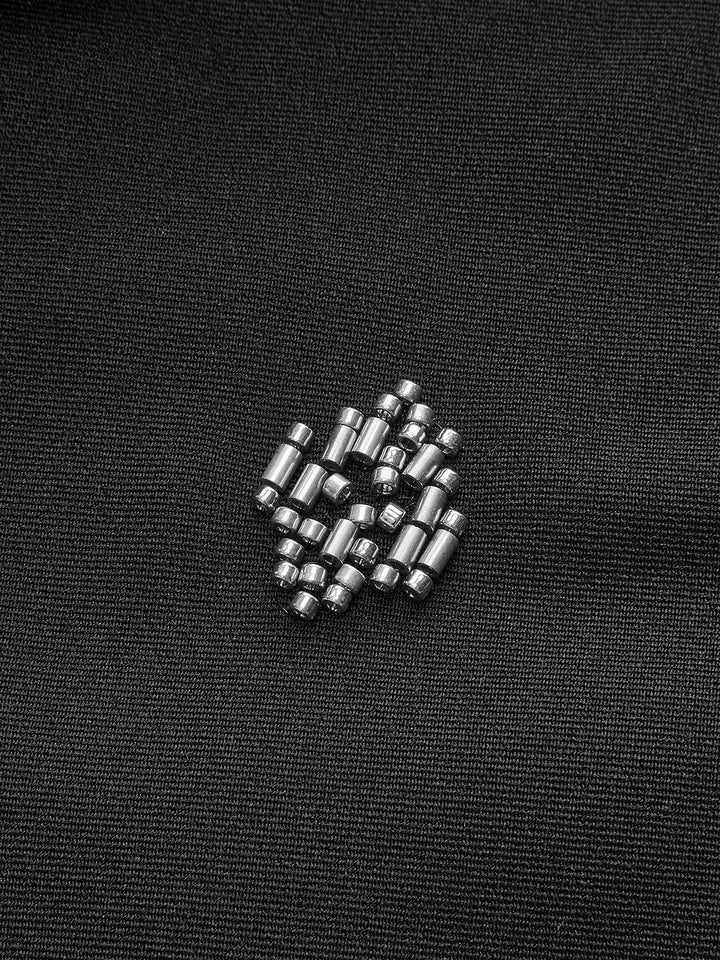 One-Shoulder Embellished Top