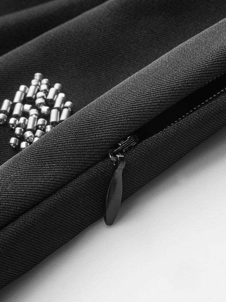 One-Shoulder Embellished Top