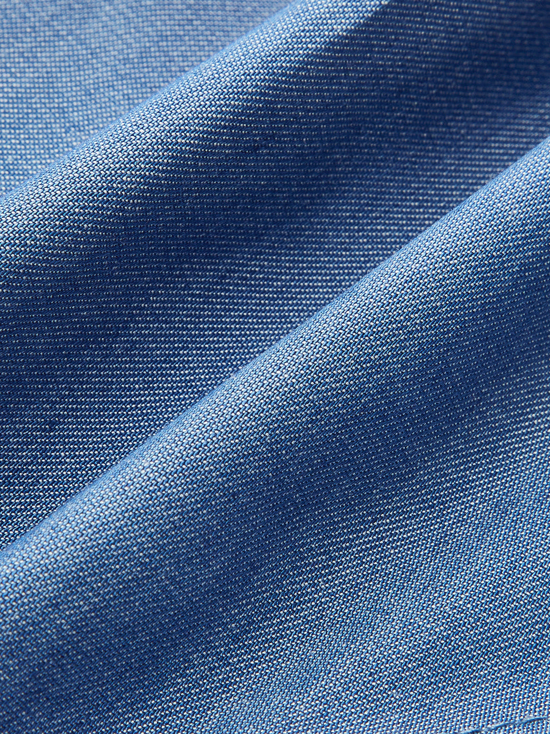 Ruffled Hem Denim Halter Top