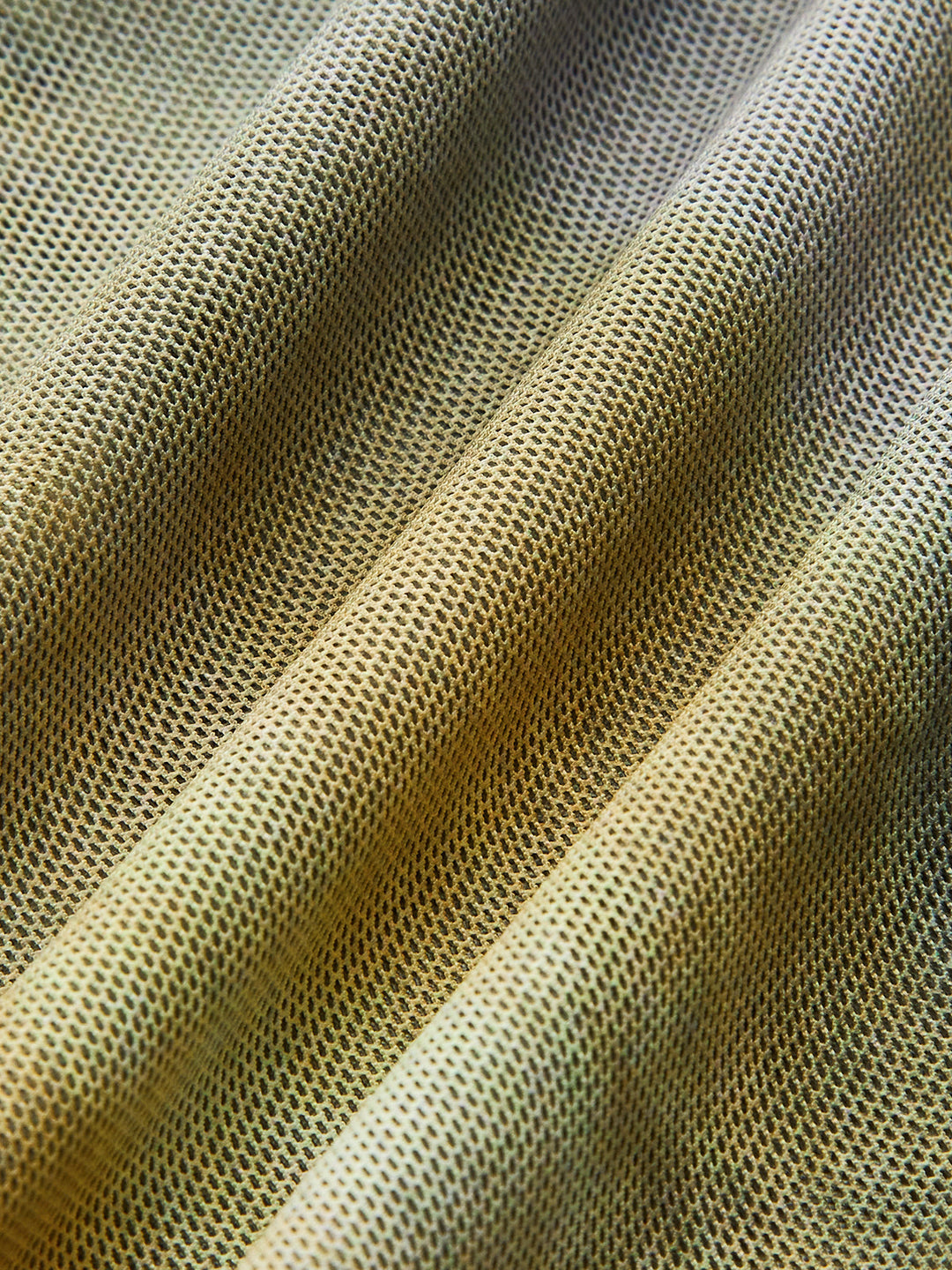 Tie-Dye Mesh Cross Halter Top