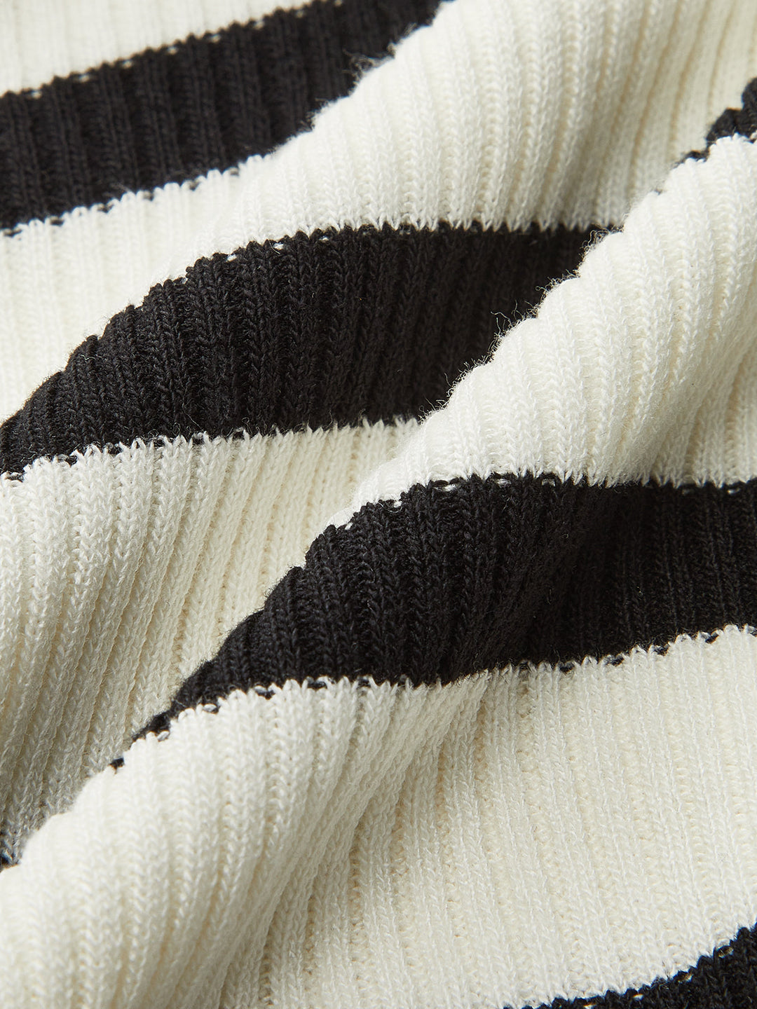 Striped Knit Halter Crop Top