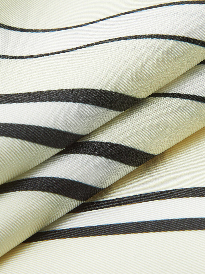 Striped Mid-Rise Pants