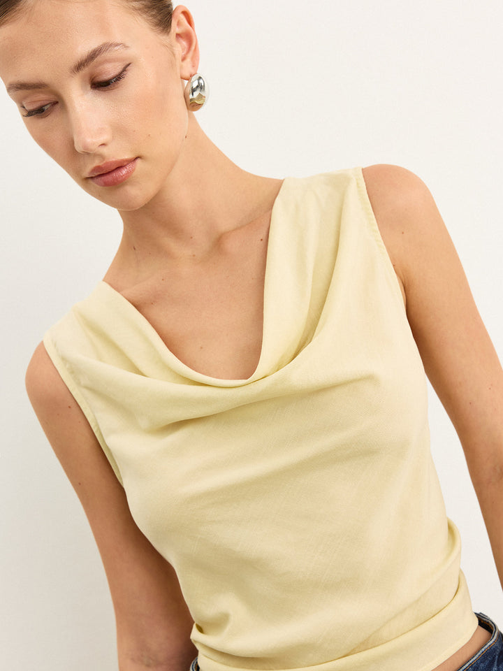 Tie-Back Bow Tank Top