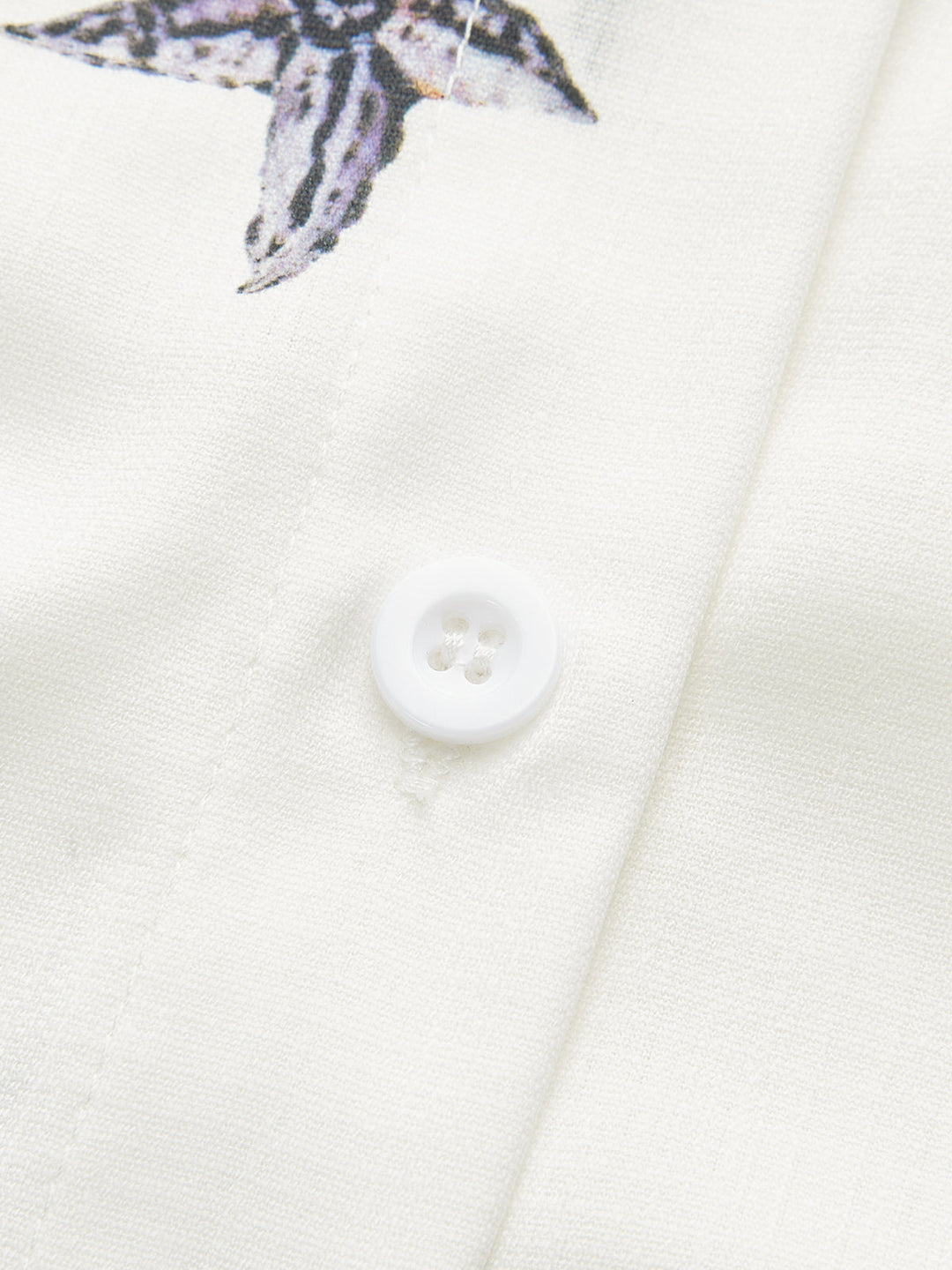 Belted Seashell Print Shorts Set