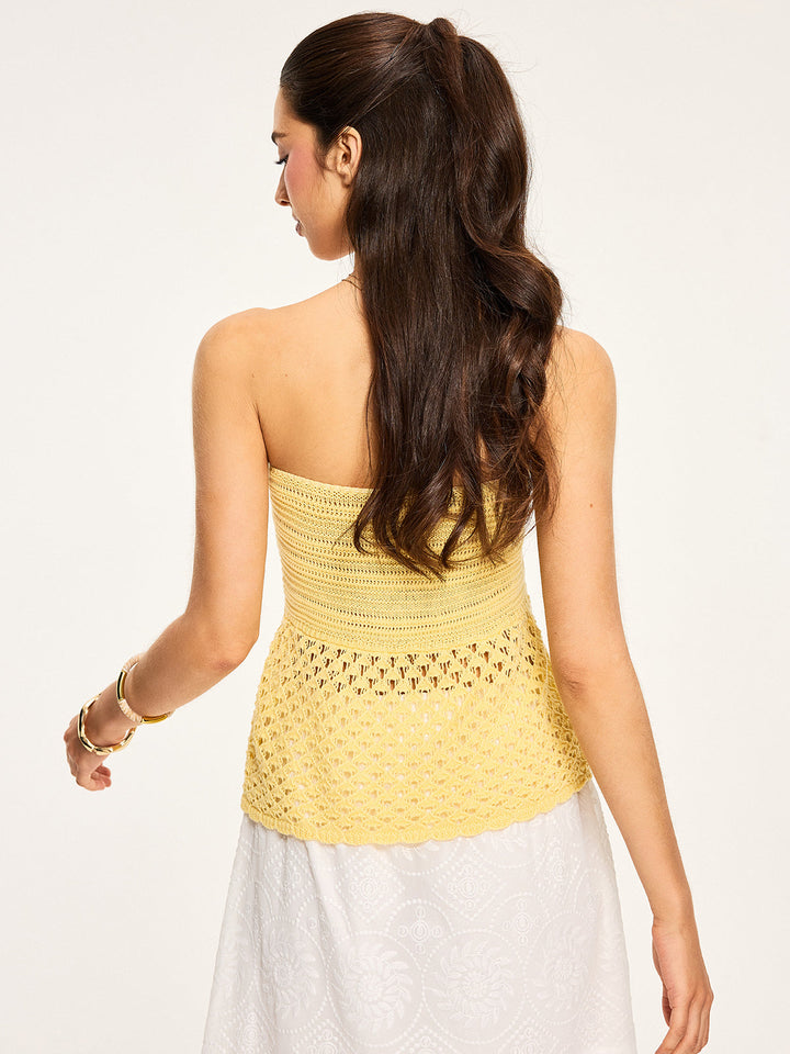 Strapless Knit Top