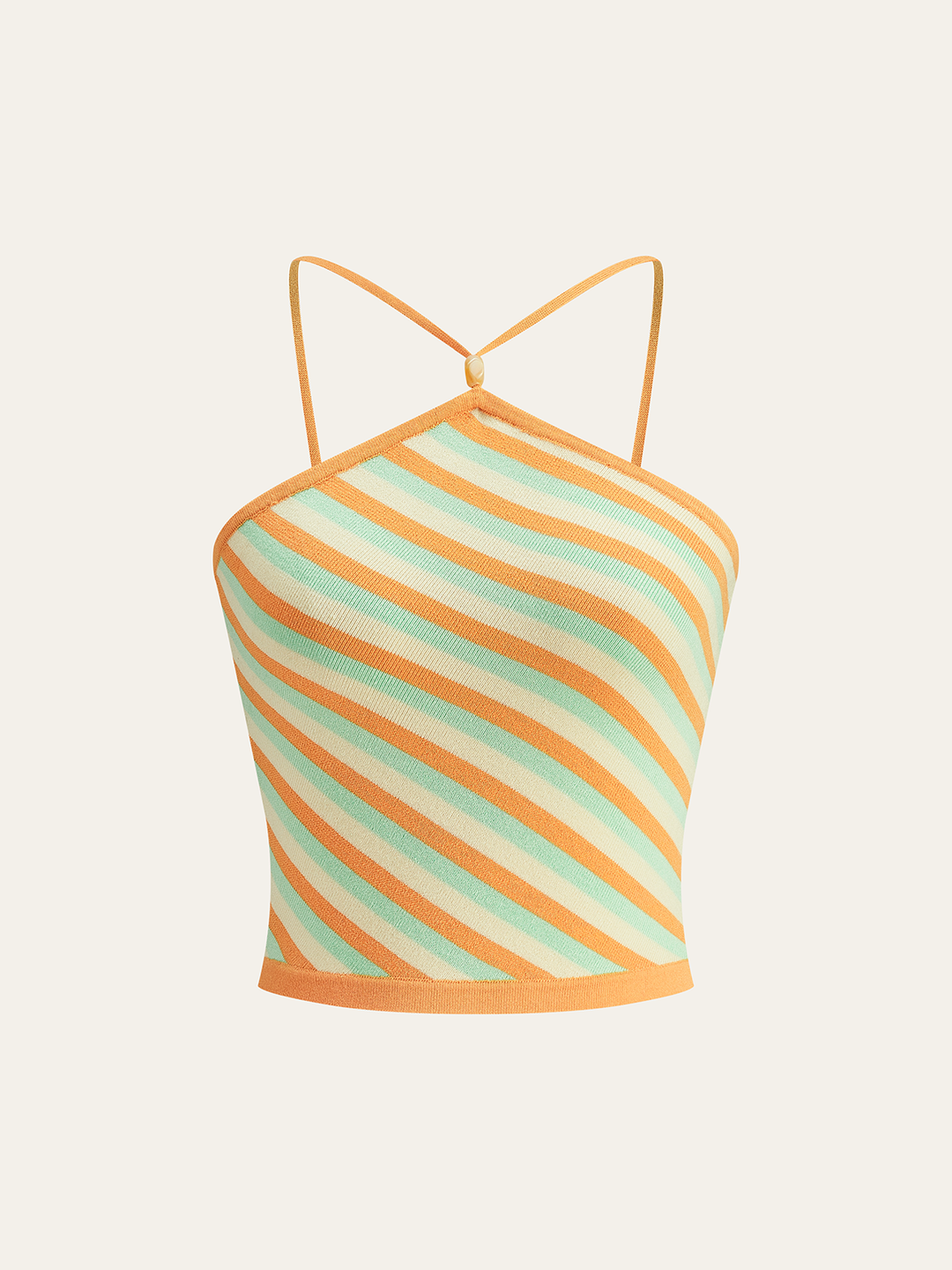 Striped Backless Tank Top