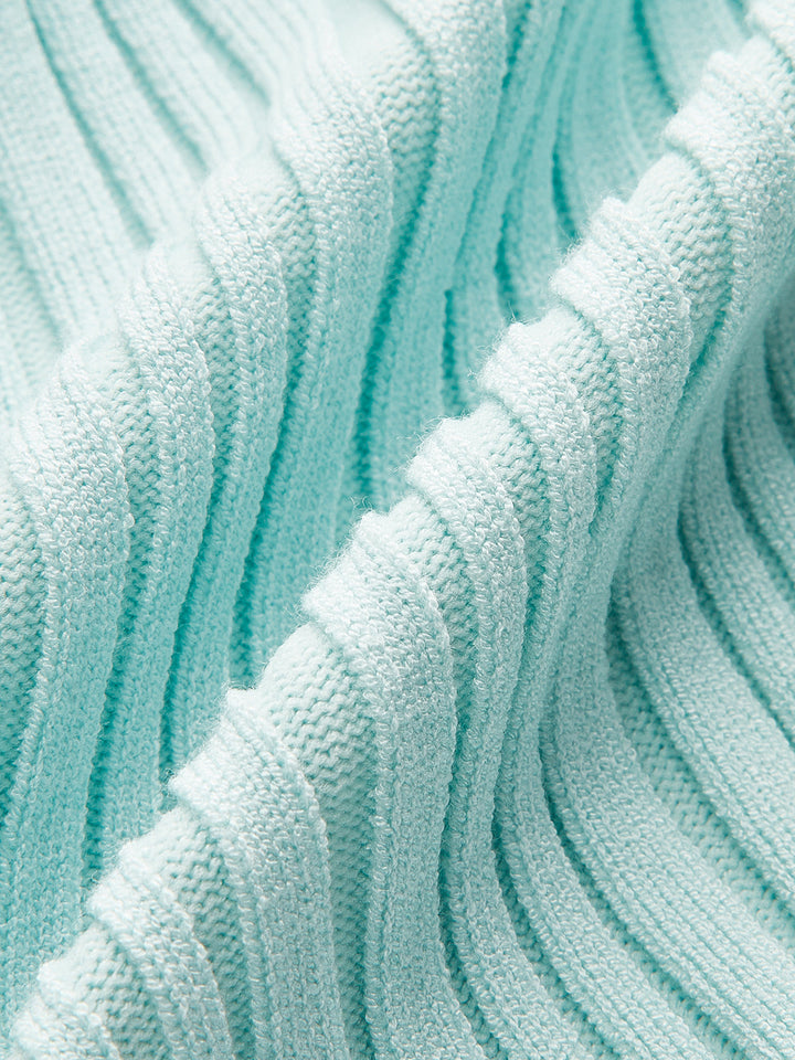 Ribbed Halter Knit Top