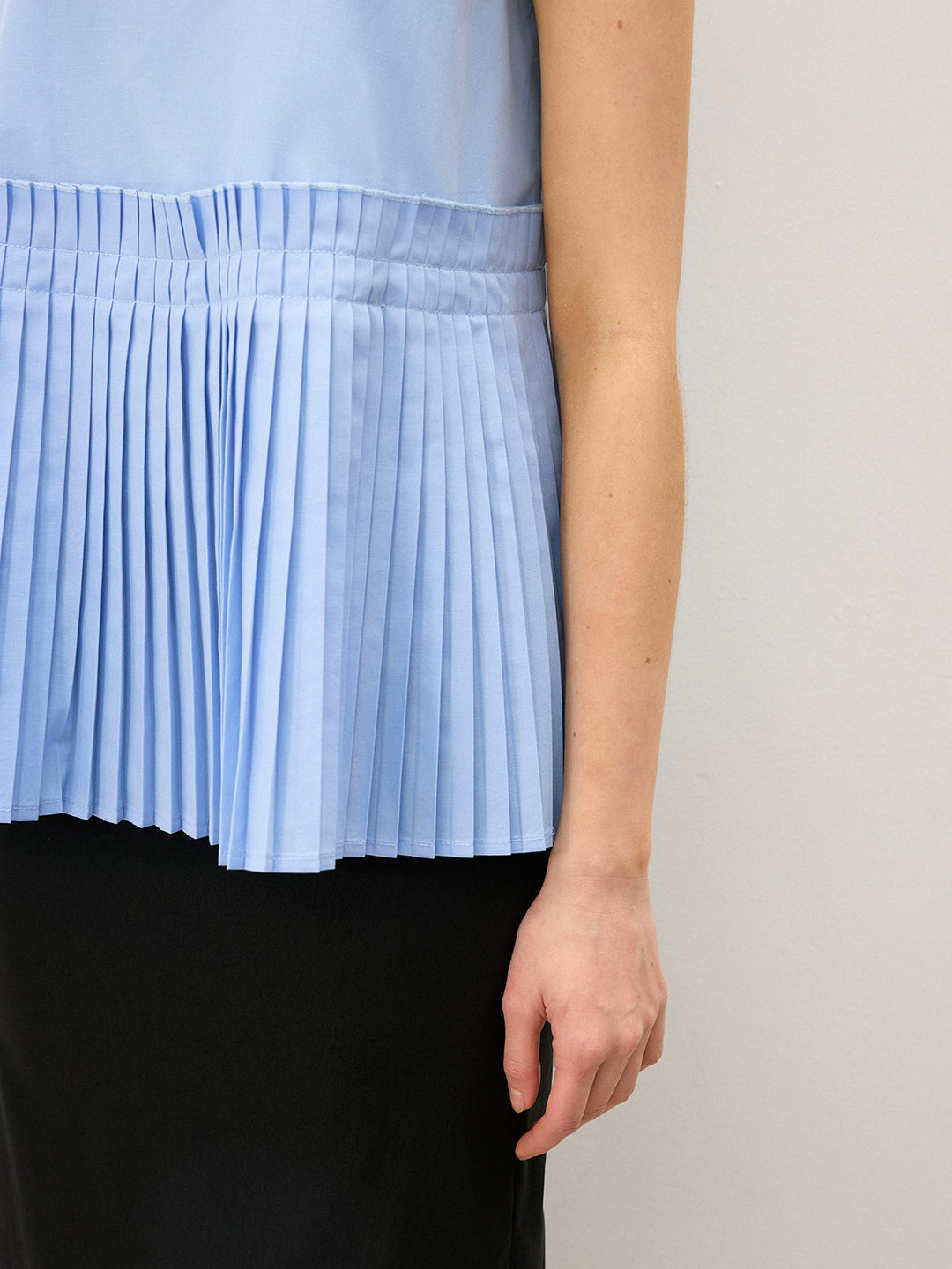 Pleated Hem Tank Top