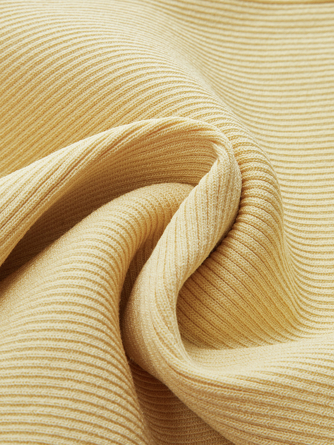 Ribbed Knit Square Neck Crop Top