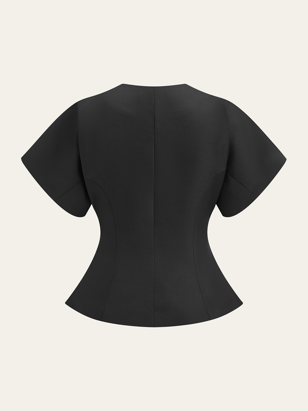 V-Neck Peplum Top