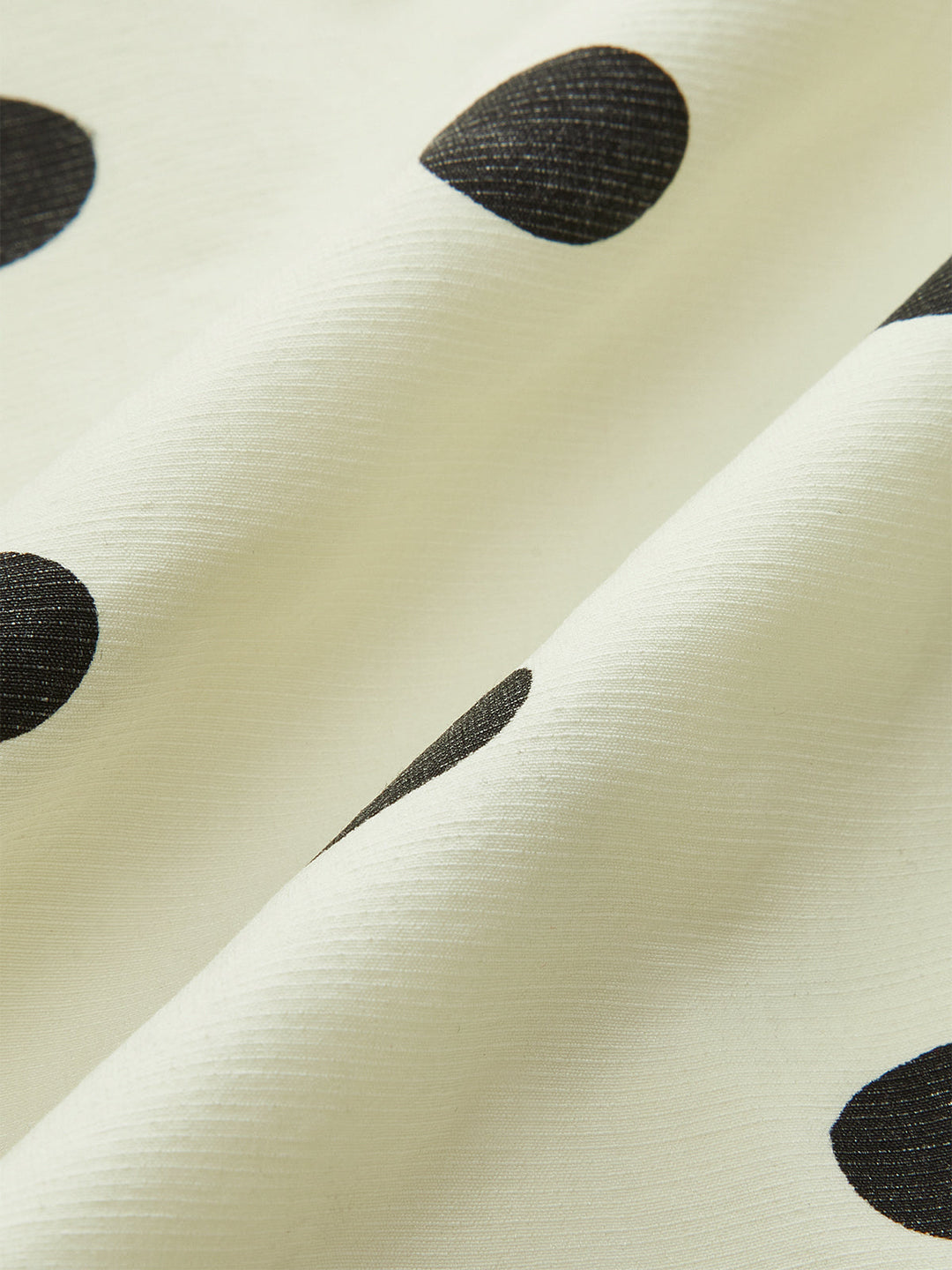 Polka Dot Ruched Strapless Top