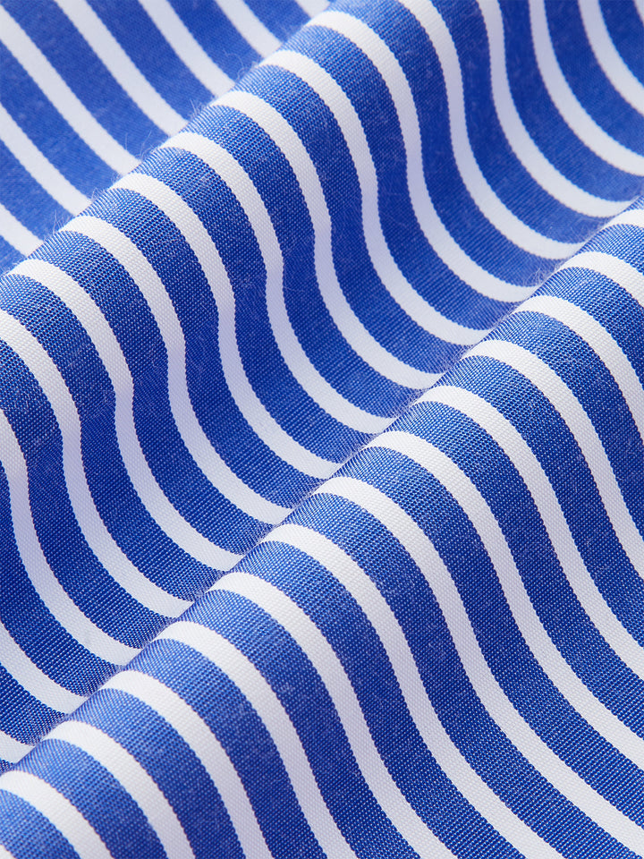 Striped Tie-Waist Crop Top