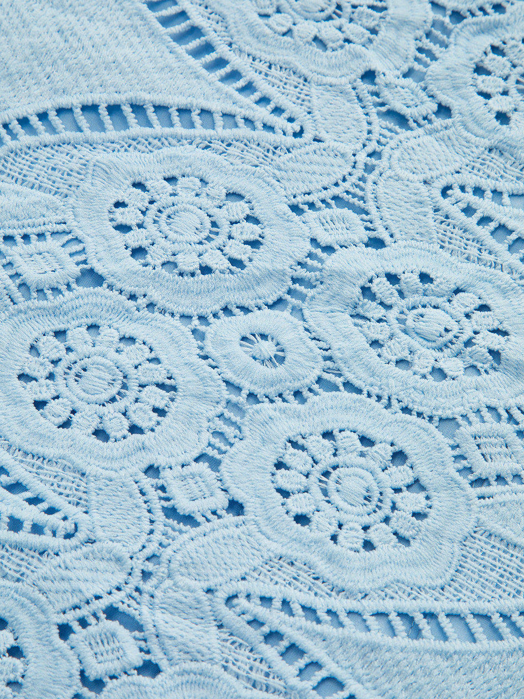 Lace Puff Sleeve Shorts Set Without Belt