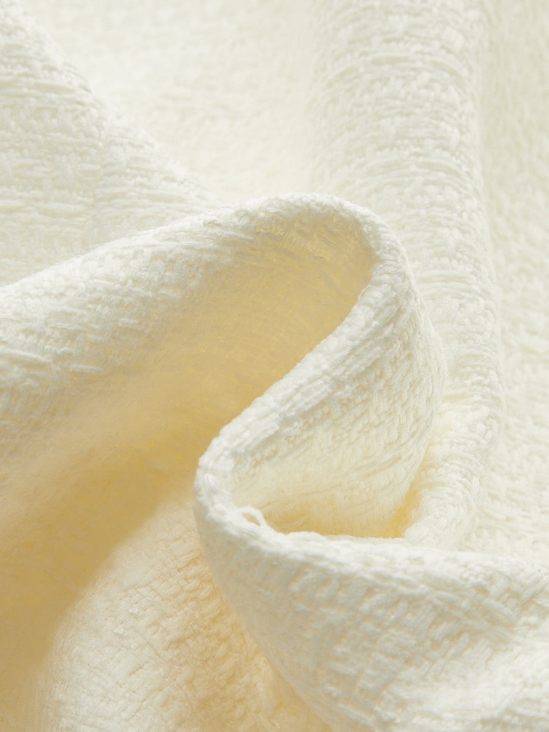 Textured V-Neck Peplum Top