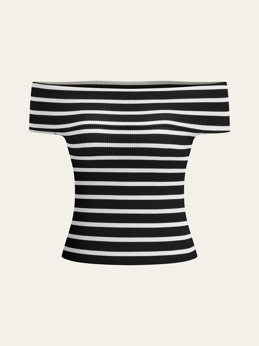 Stripe Off Shoulder Top