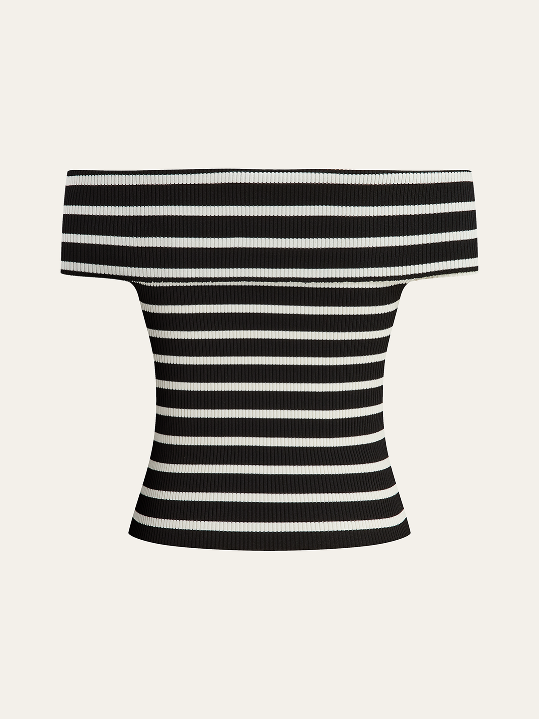 Stripe Off Shoulder Top