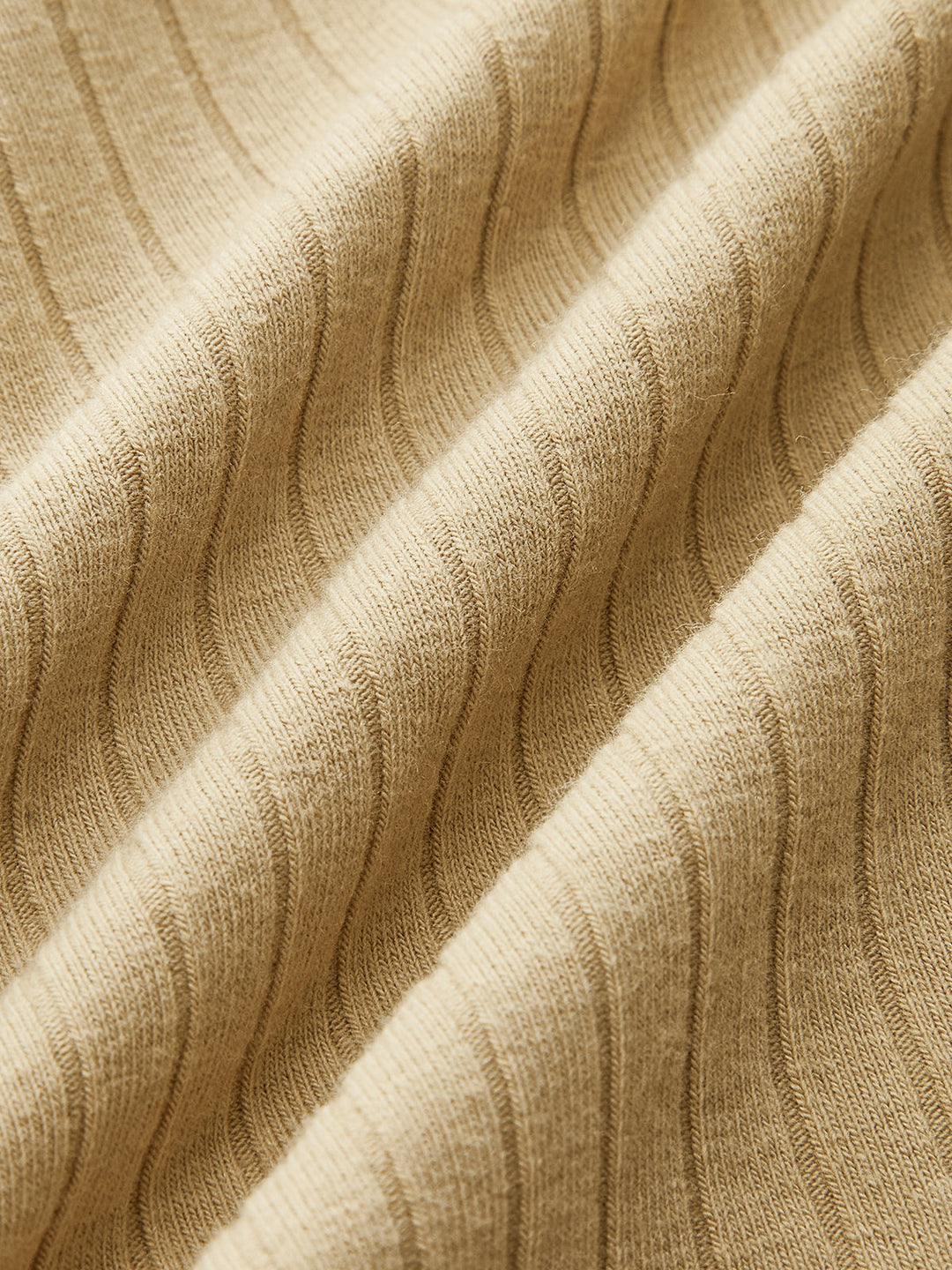 Ribbed Twist Front Long Sleeve Knit Top