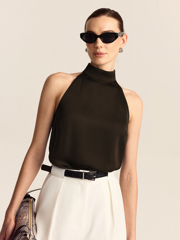 Satin Halter Top