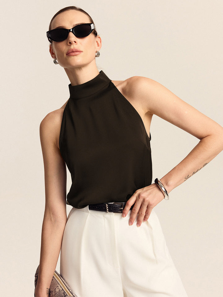 Satin Halter Top