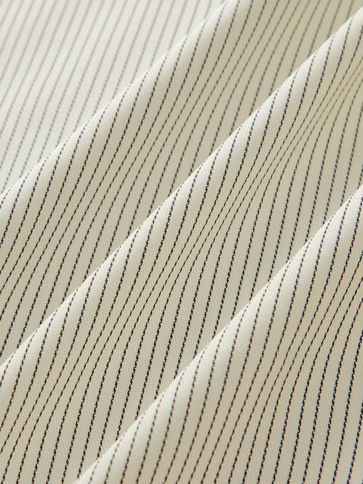 Striped Asymmetric Tie-Side Top