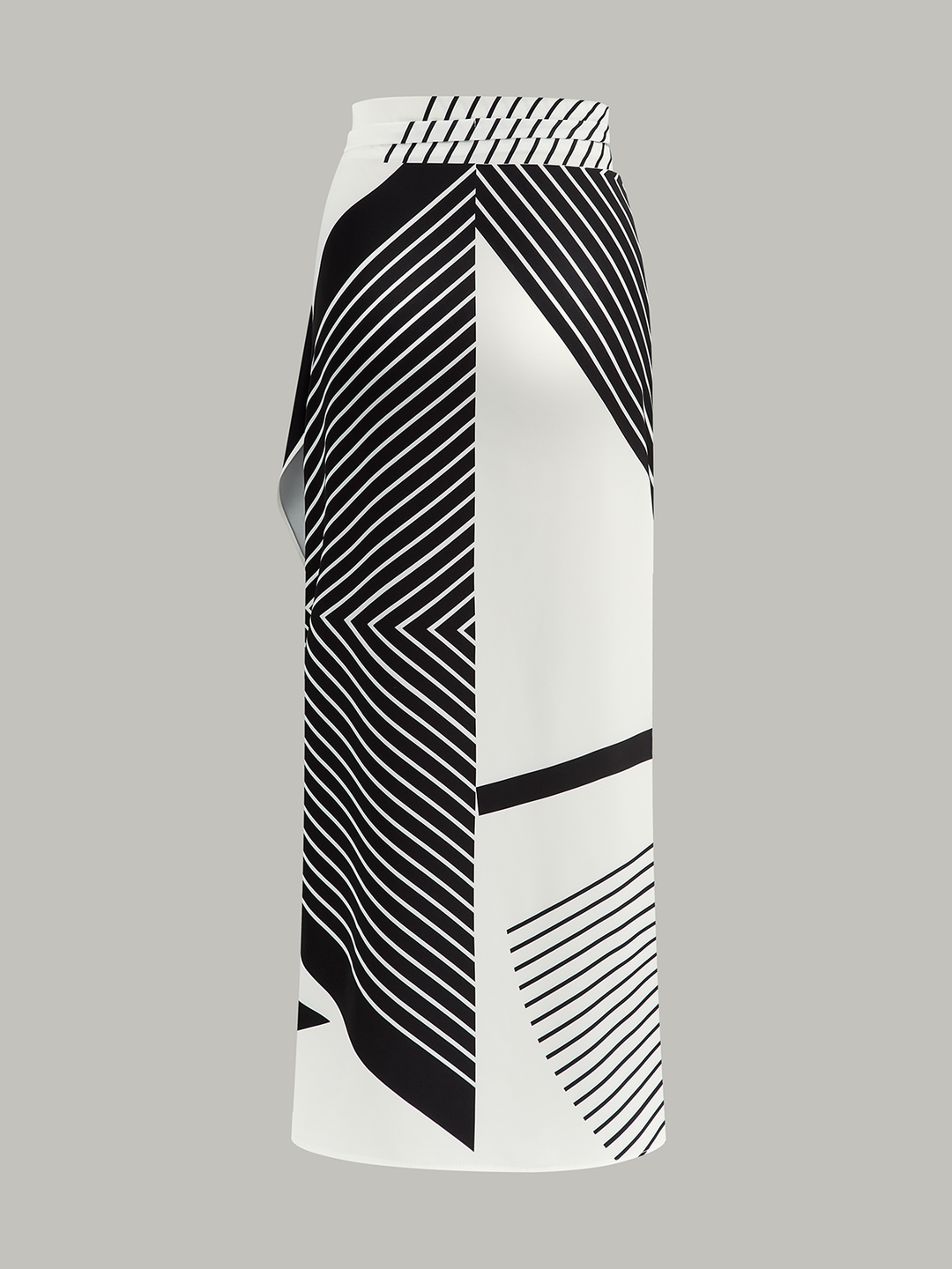 Sleeveless Top and Print Wrap Skirt Set