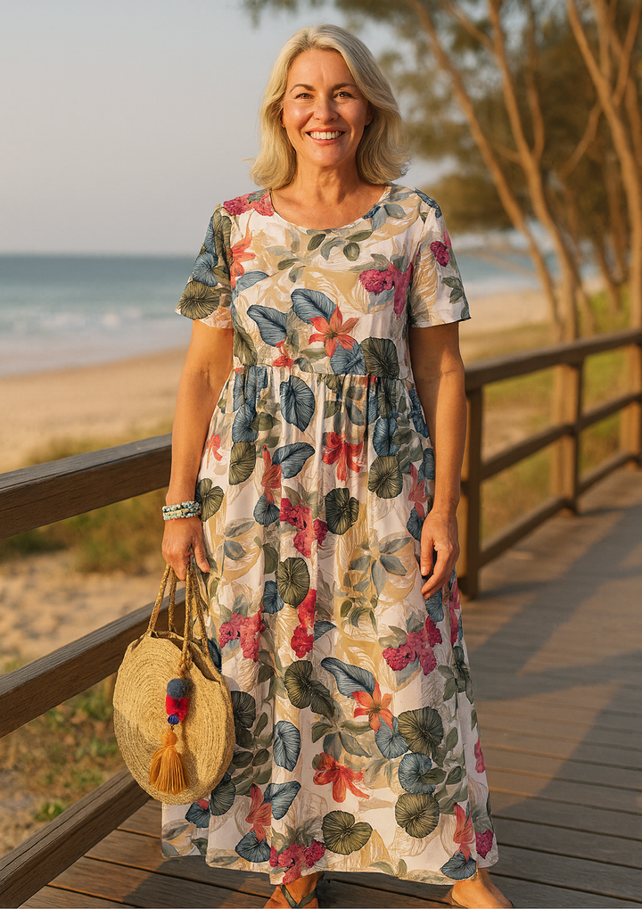 Karen | Summer Bloom Maxi Dress