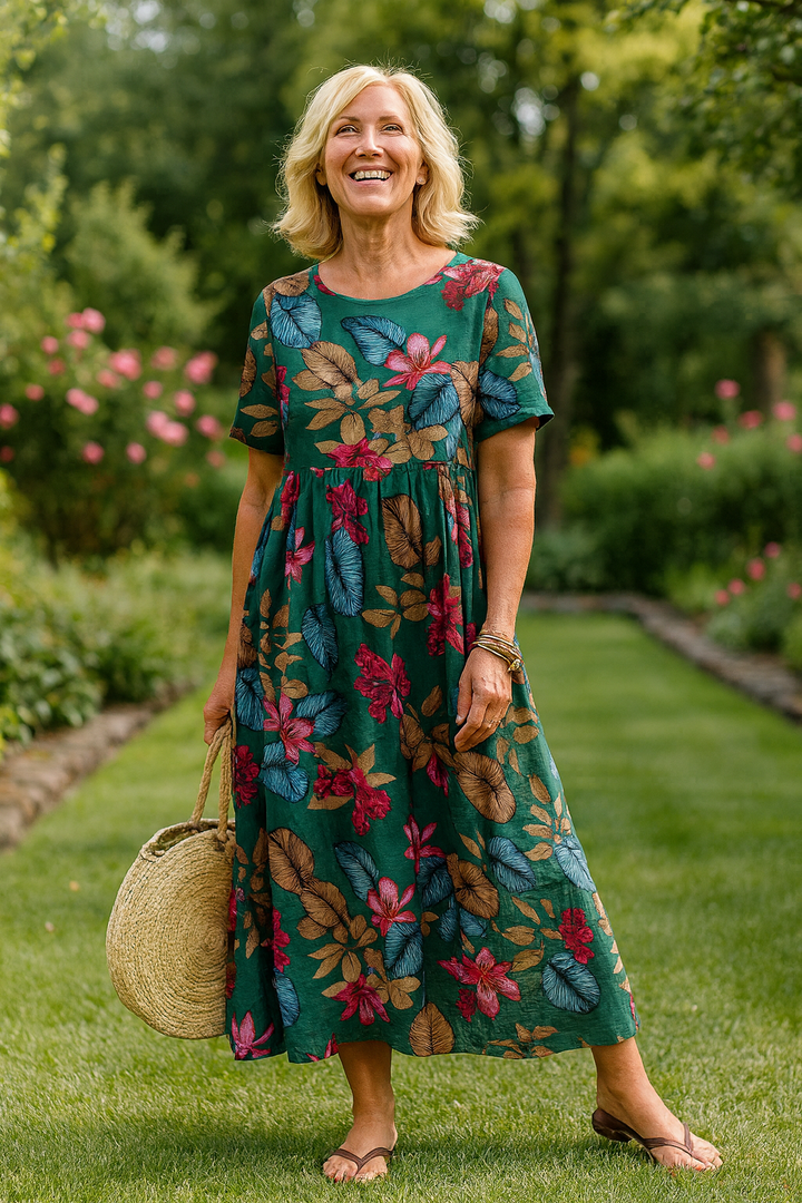 Karen | Summer Bloom Maxi Dress