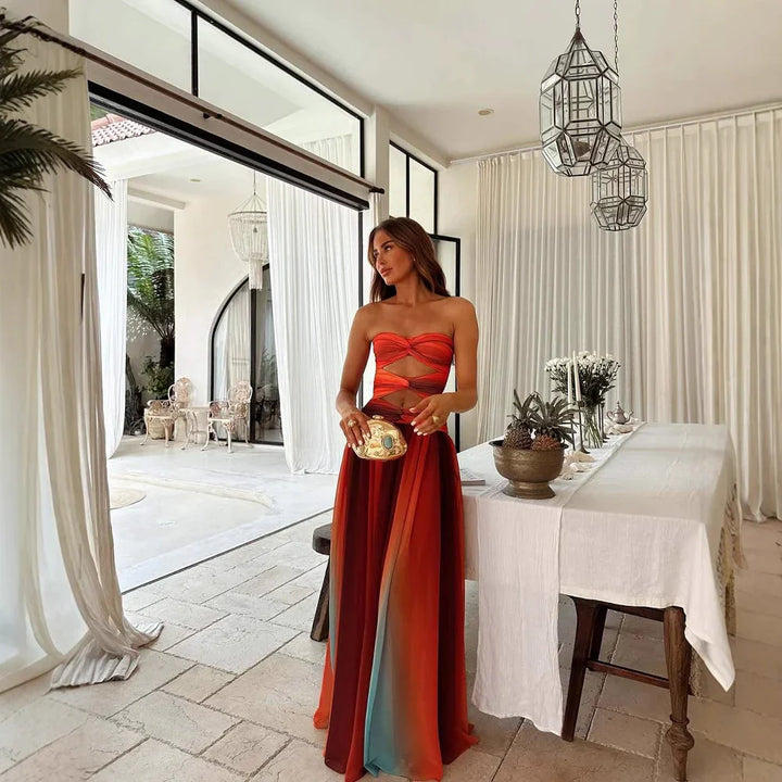 Margot | Long Strappy Dress