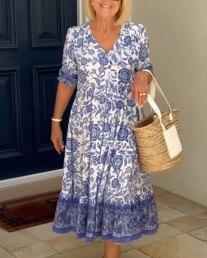 Ariana - Elegant Floral Dress