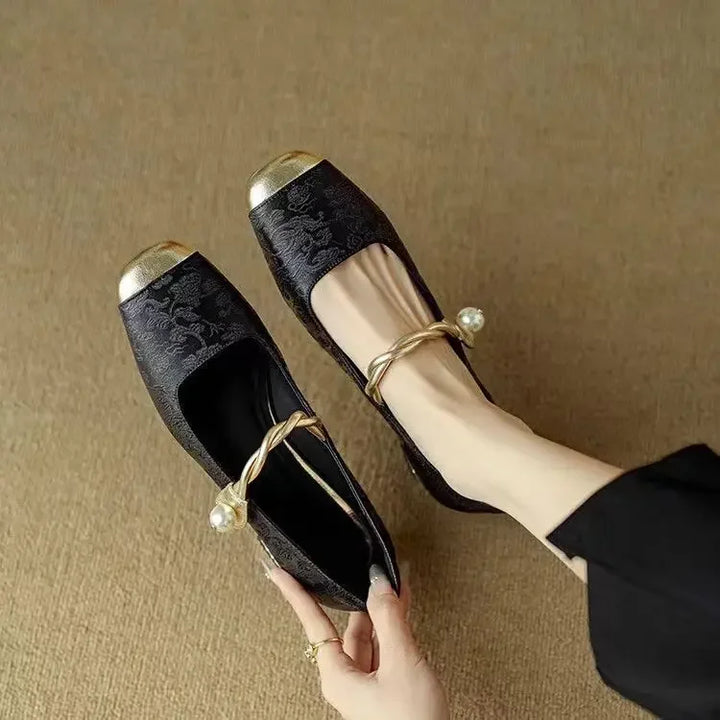 Mestelle Leather Mary Janes