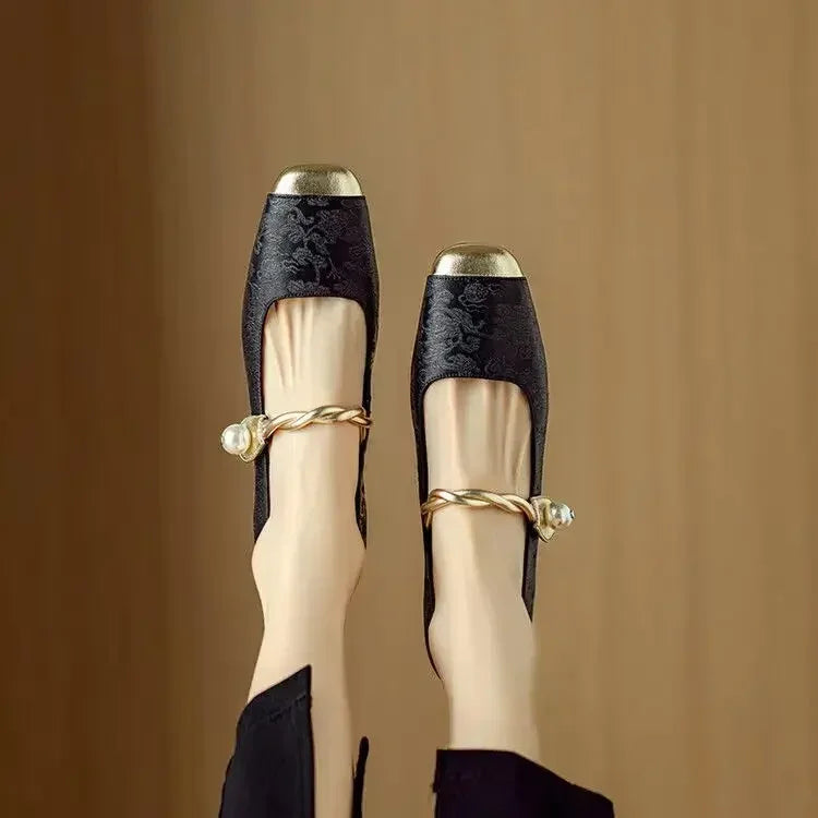 Mestelle Leather Mary Janes